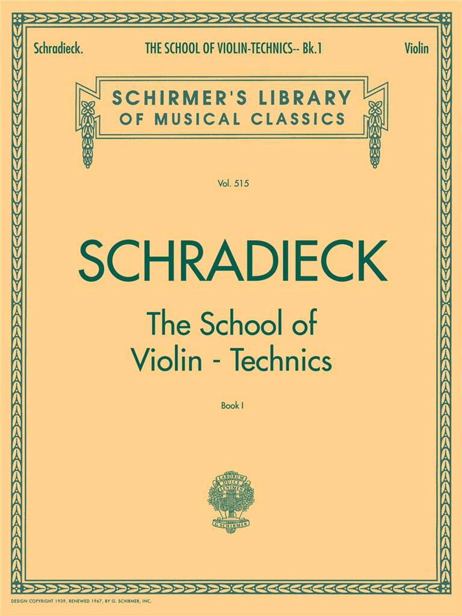 Schradieck: School of Violin Technics - Book 1 - Tónastöðin - Allt ...