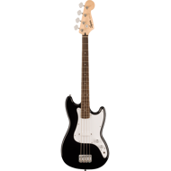 Squier Sonic Bronco Bass, LRL, WPG, Black - Shortscale