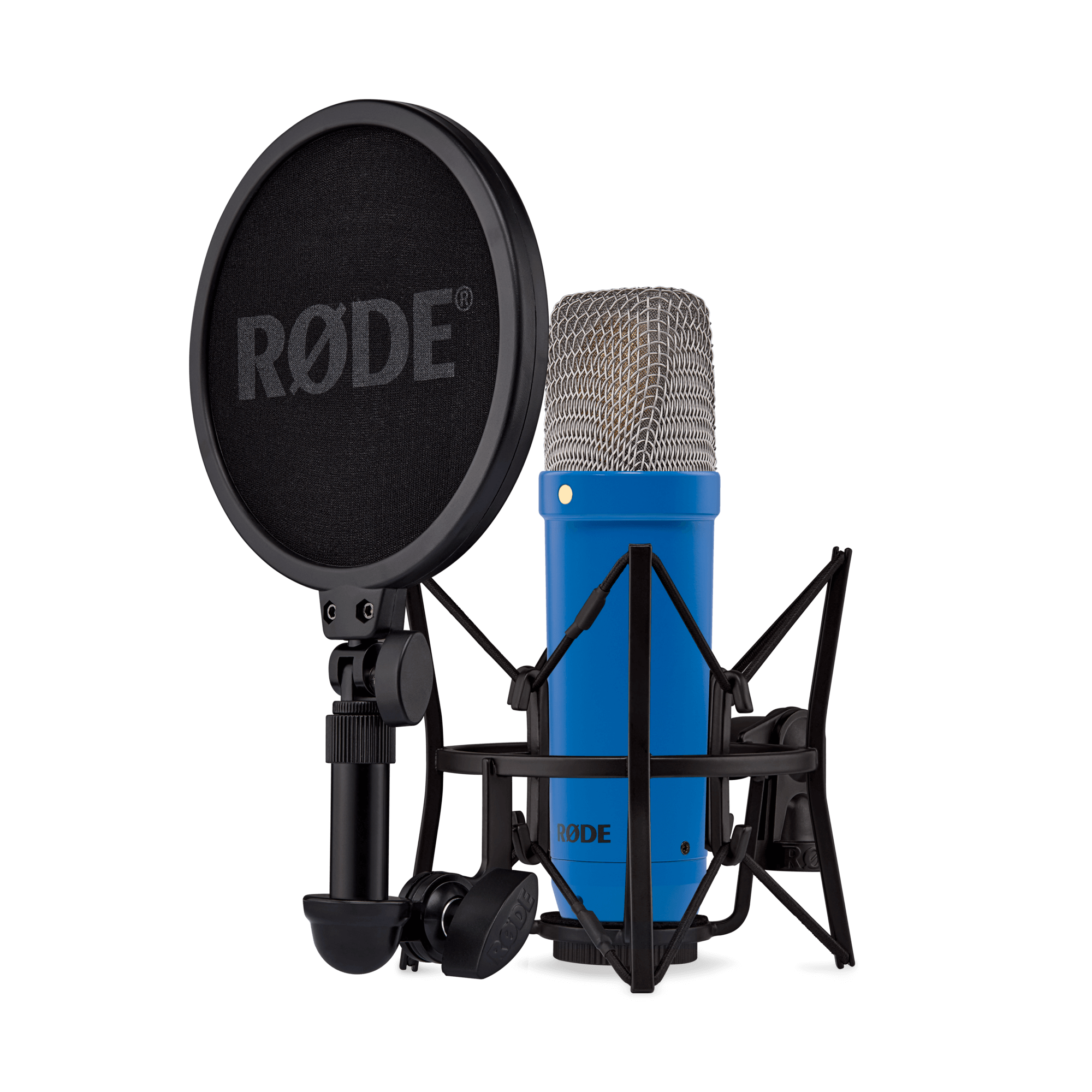 RØDE NT1 Signature míkrófónn, vagga og popfilter, dökkblár
