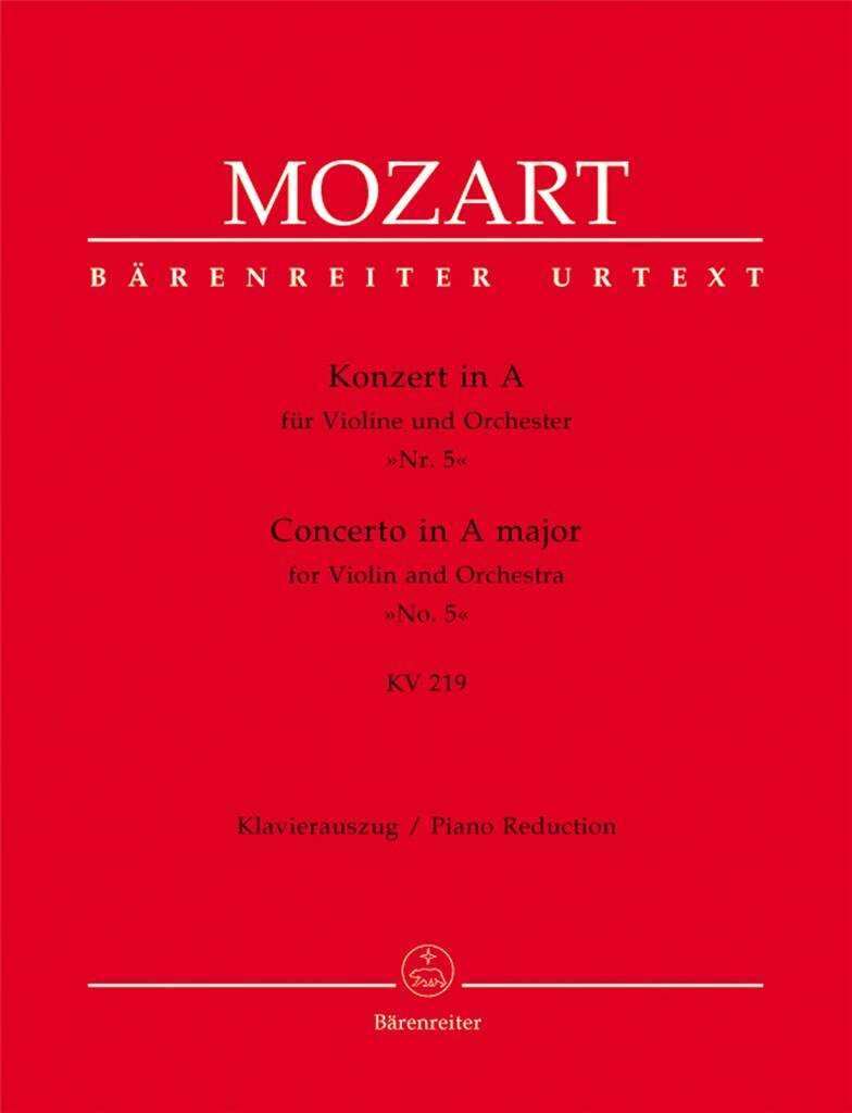 Mozart: Violin Concerto No. 5 In A