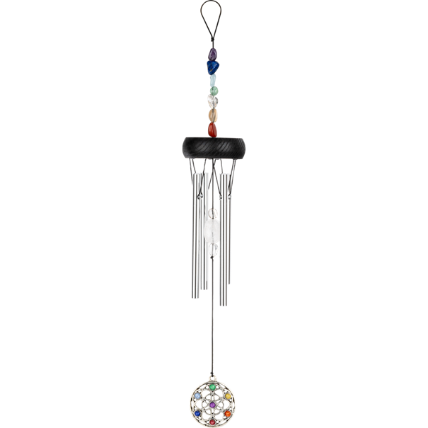 Sonic Energy Mini Chakra Chime 12", Silver