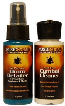 Music Nomad Drum Detailer & Cymbal Cleaner Combo Pack