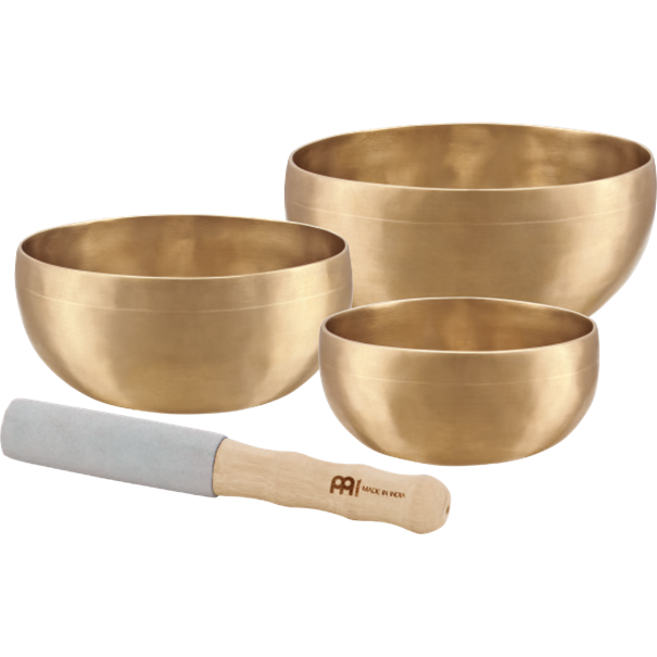 Sonic Energy skálasett, með 3 skálum og slegli,  U-1950