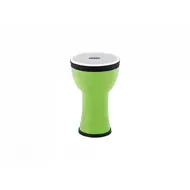 NINO 6" Djembe , eplagræn , plast skinn