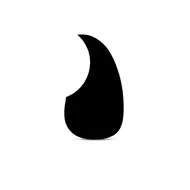 Martin Pickguard, Right, Black , Oversized