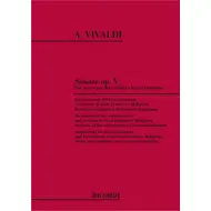 Vivaldi: 6 Sonatas, Op.5 for one or two Violins and BC