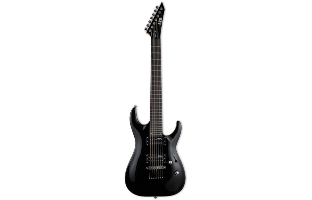 ESP LTD MH-17 rafmagnsgítar,  7-strengja , með poka