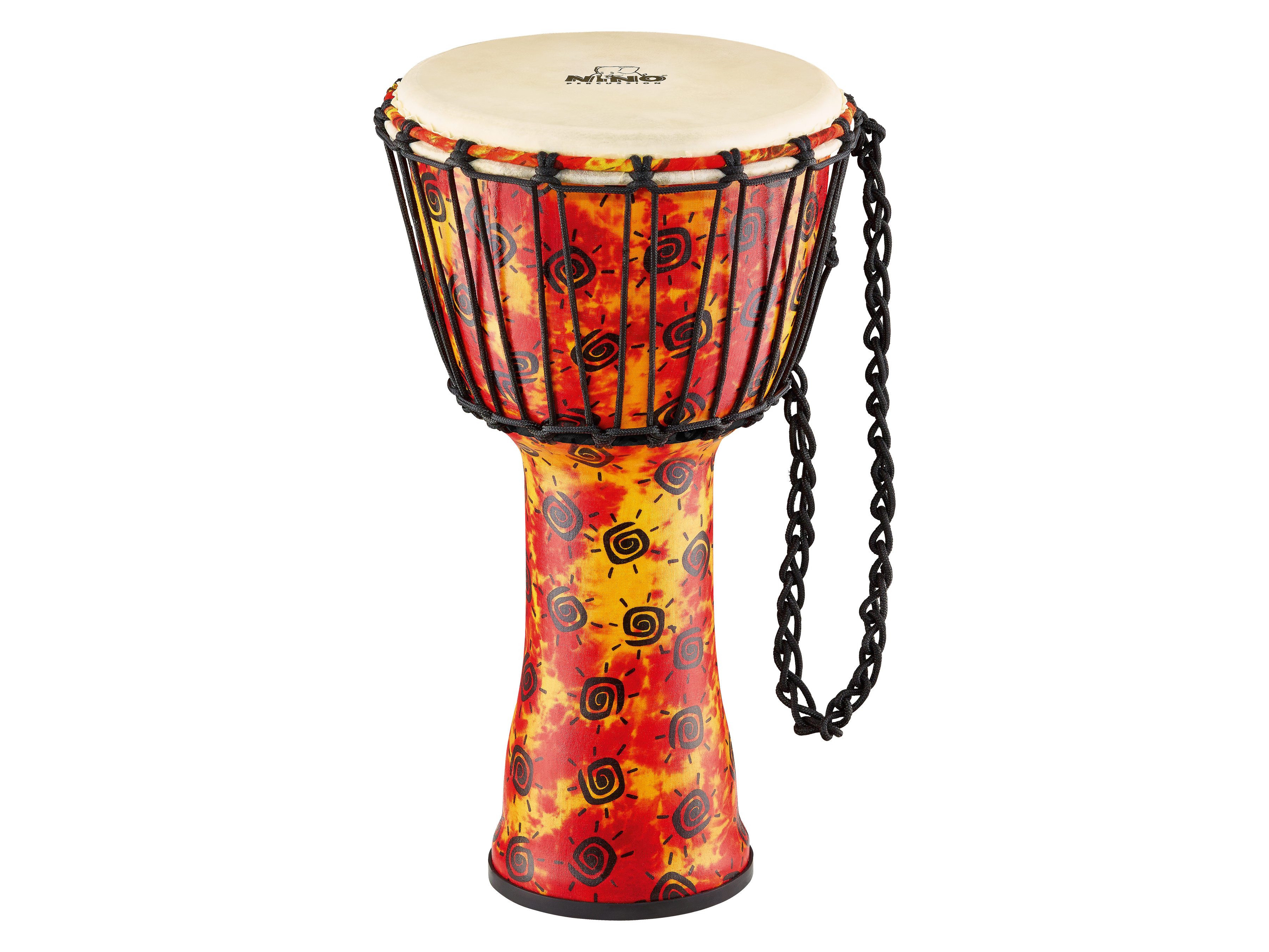 NINO Rope Tuned Synthetic Djembe 8", Goatskin Head