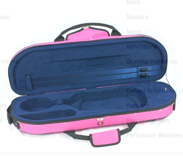 Tom and Will fiðlukassi 4/4, bleikur