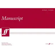 Nótnapappír, Faber A3, 18 línur, 75 bls