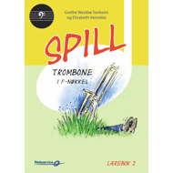 Spill Trombone 2, kennslubók , F-lykill