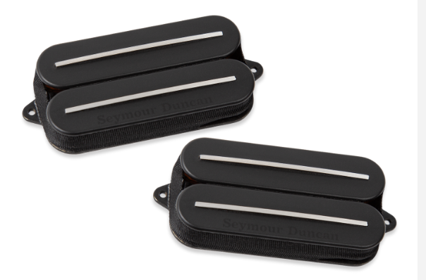 Seymour Duncan Hot Rodded Rails Set, Black, 7str