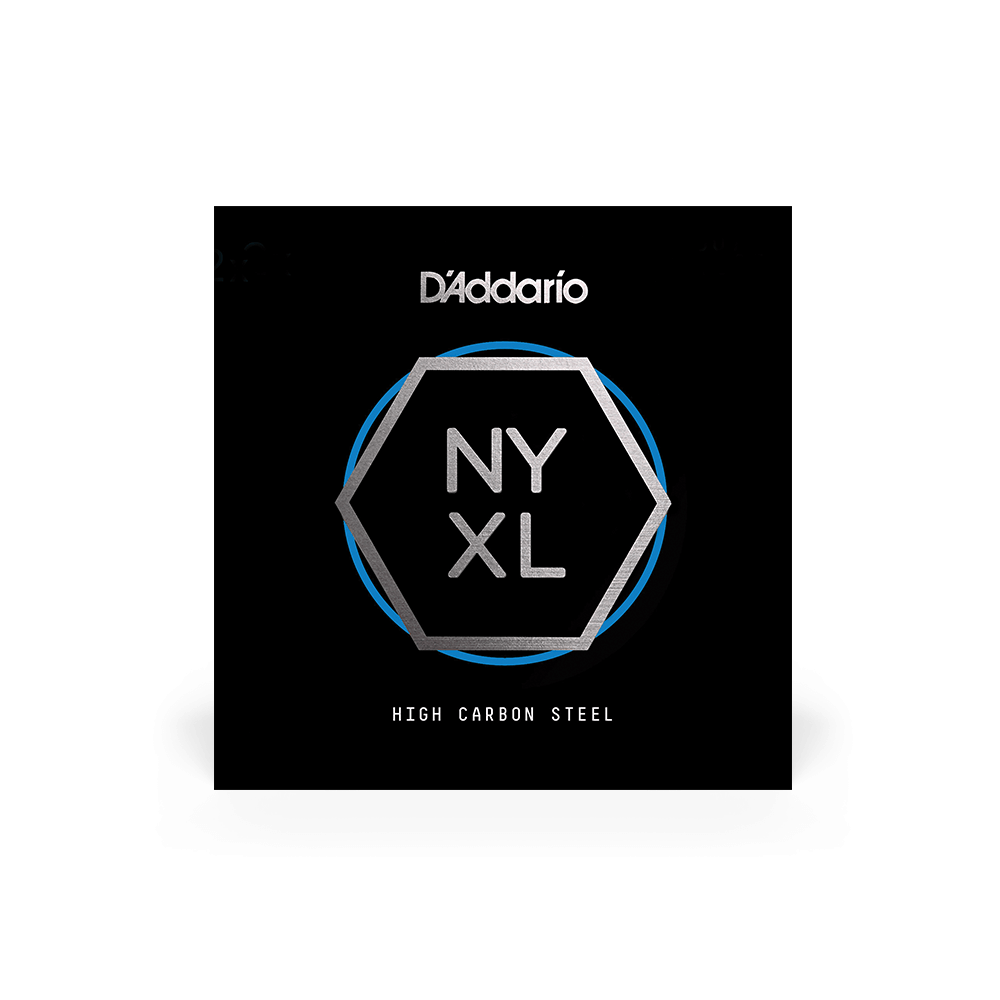 D'Addario NYXL Single Plain Steel 016