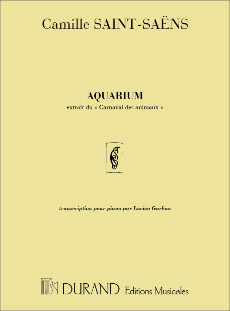 Saint-Saëns: AQUARIUM, extrait du Carnaval des animaux, píanó