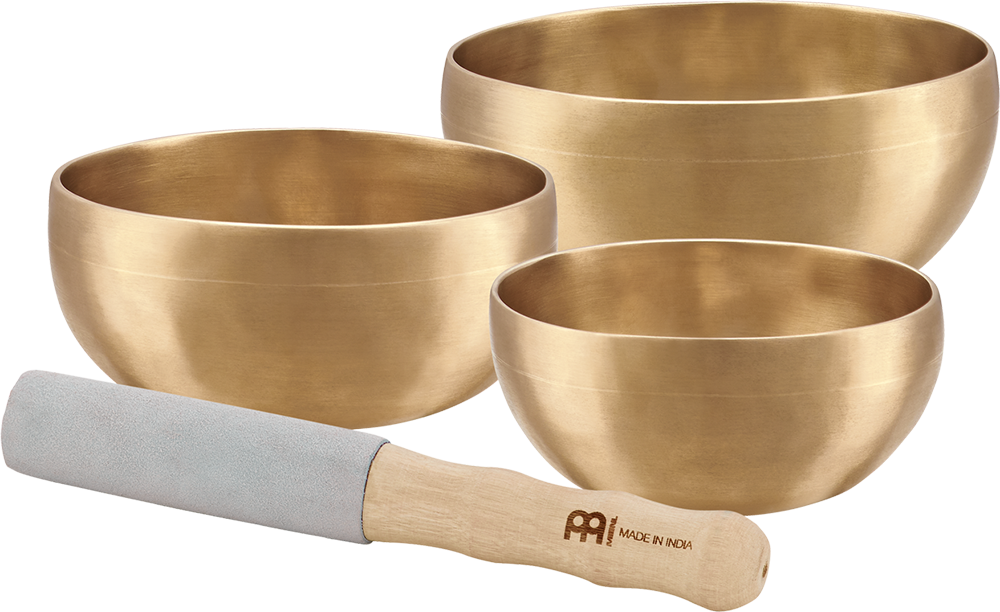 Sonic Energy skálasett, með 3 skálum og slegli,  U-1500