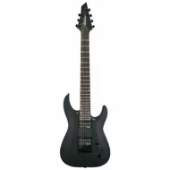 Jackson JS32-8 strengja Dinky rafmagnsgítar, Arch Top - Black Satin