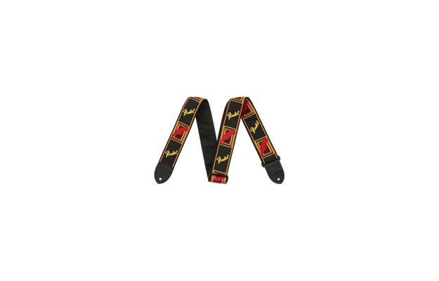 Fender gítaról, Monogram, svört/gul/rauð