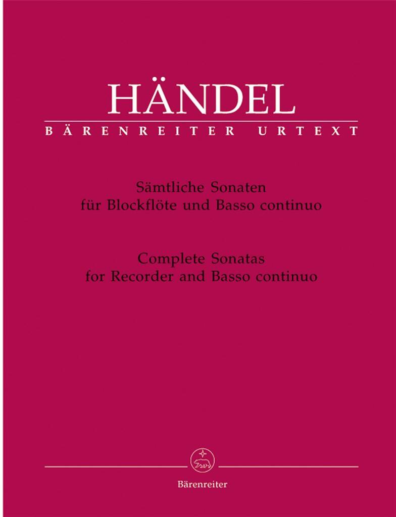 Händel: Complete Sonatas, altblokkflauta og píanó