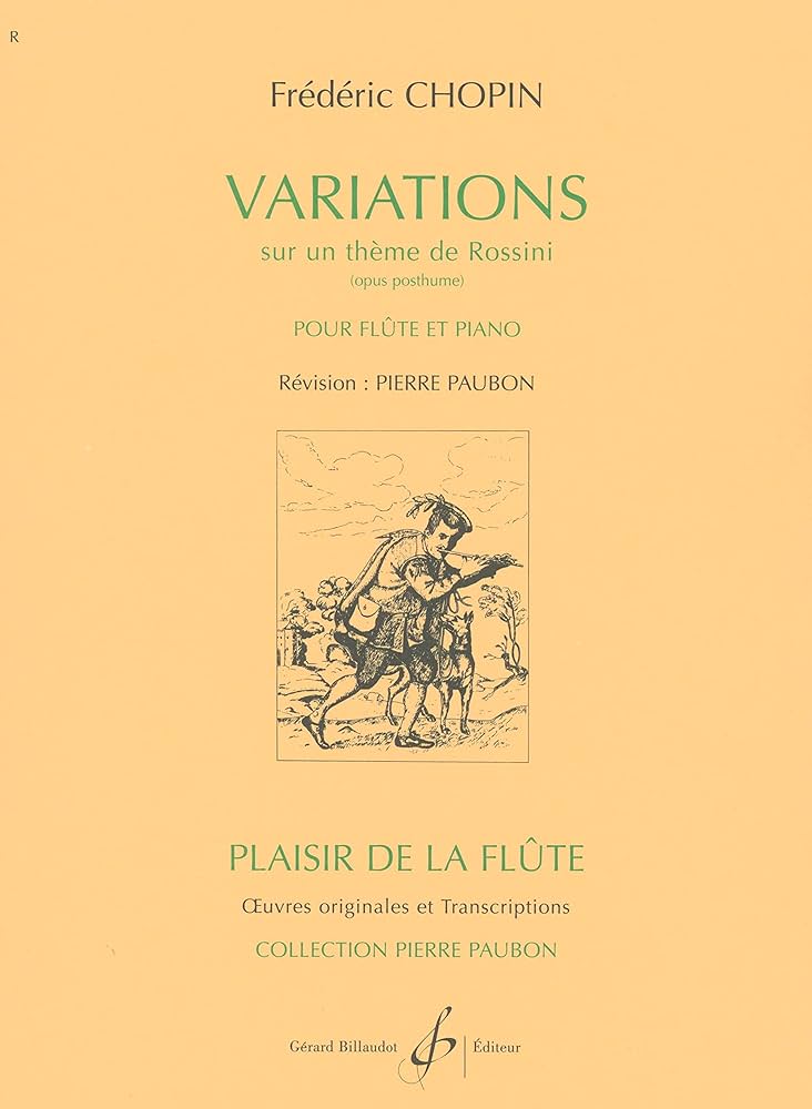 Chopin: Variations Sur Un Theme De Rossini, þverflauta og píanó