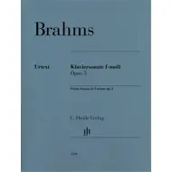 Brahms: Piano Sonata in f minor Op.5
