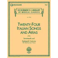 24 Italian Songs & Arias - Medium Low Voice