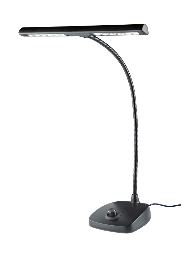 K&M LED LED píanólampi, svartur, 12298