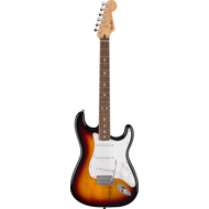 Fender Standard Stratocaster, LRL, White Pickguard, 3-Color Sunburst