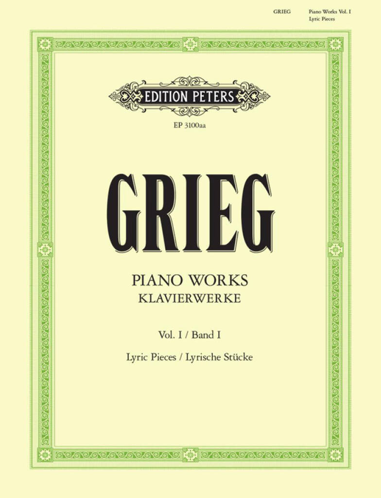 Grieg: Complete Works For Piano - Volume 1