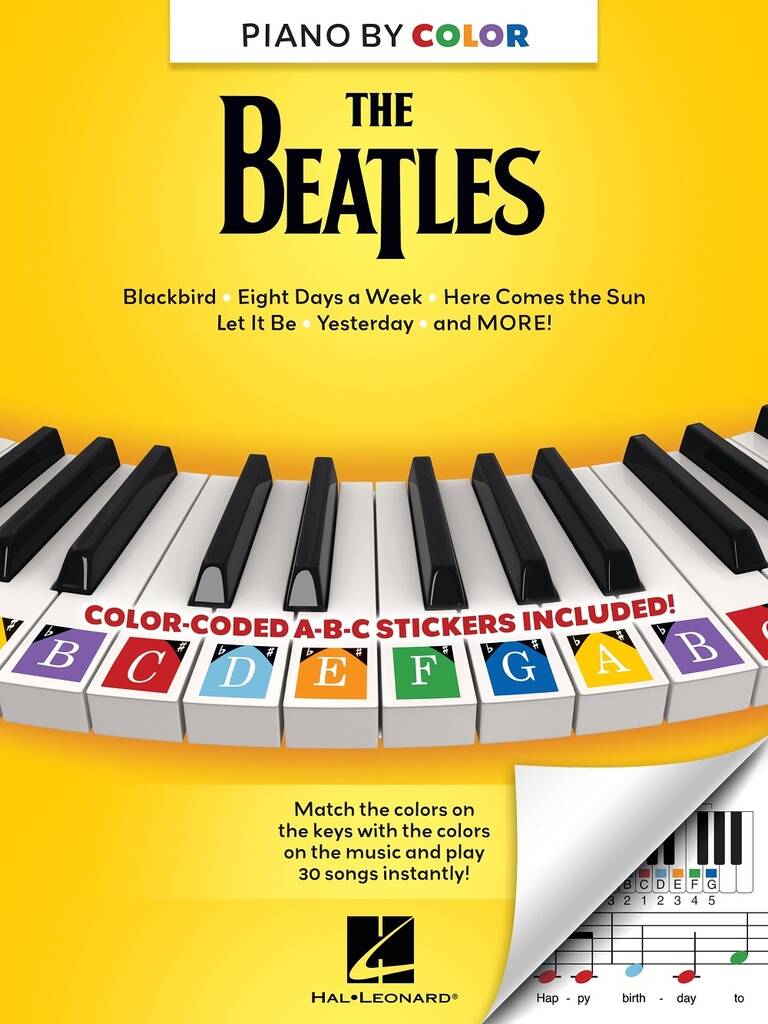 Piano-by-Color - The Beatles
