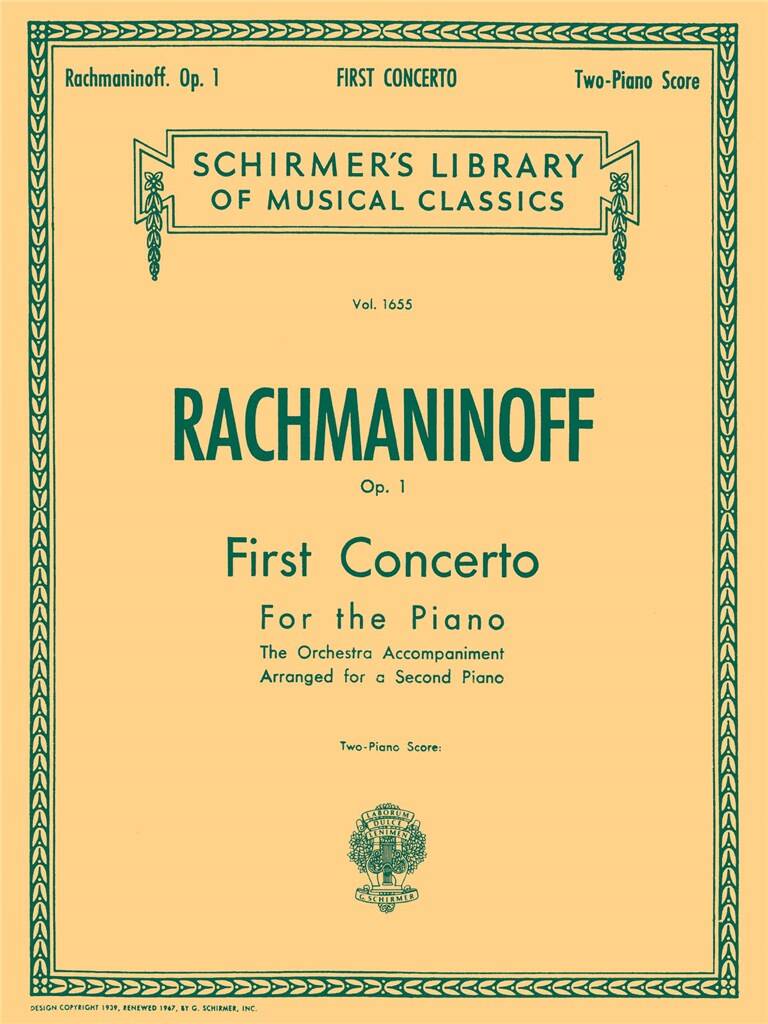 Rachmaninoff: First Concerto for the Piano in F# Minor, Op. 1