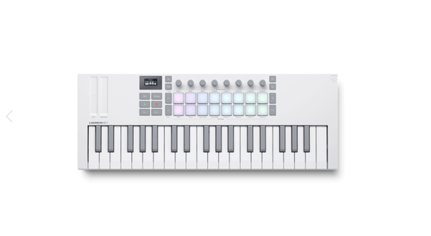 Novation Launchkey Mini 37,  MK4, hvítt