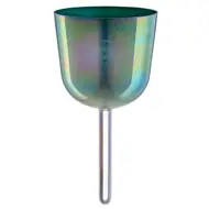Sonic Energy 4.25" Essence Solfeggio Crystal Singing Bowl Fa 639 Hz, Indigo Blue