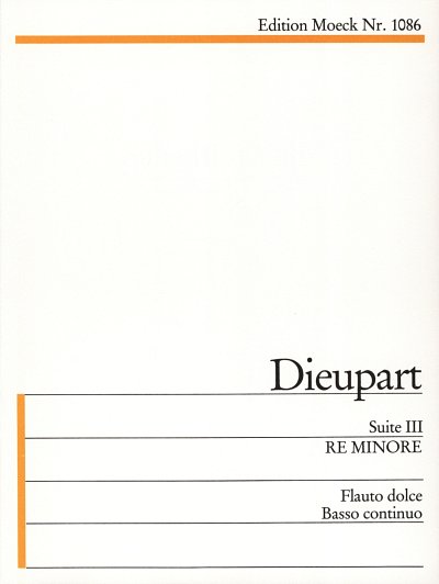 Dieupart: Suite III, d-moll. Altblokkflauta og píanó