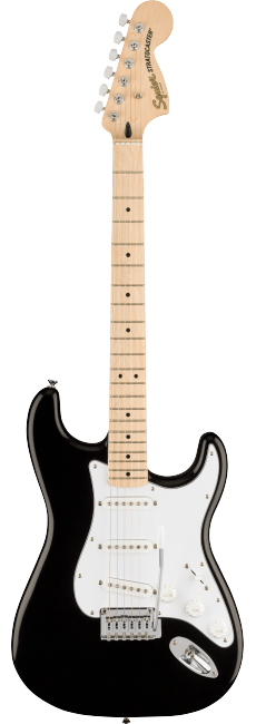 Squier Affinity Series Stratocaster, MN, WPG, Black