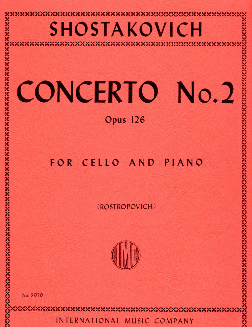 Shostakovich: Concerto No.2 Opus 126, selló og píanó