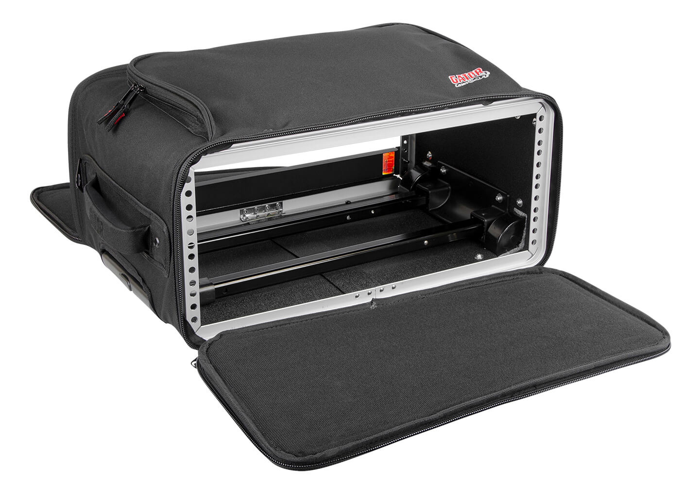 Gator 3U Lightweight w/Tow handle and Wheels