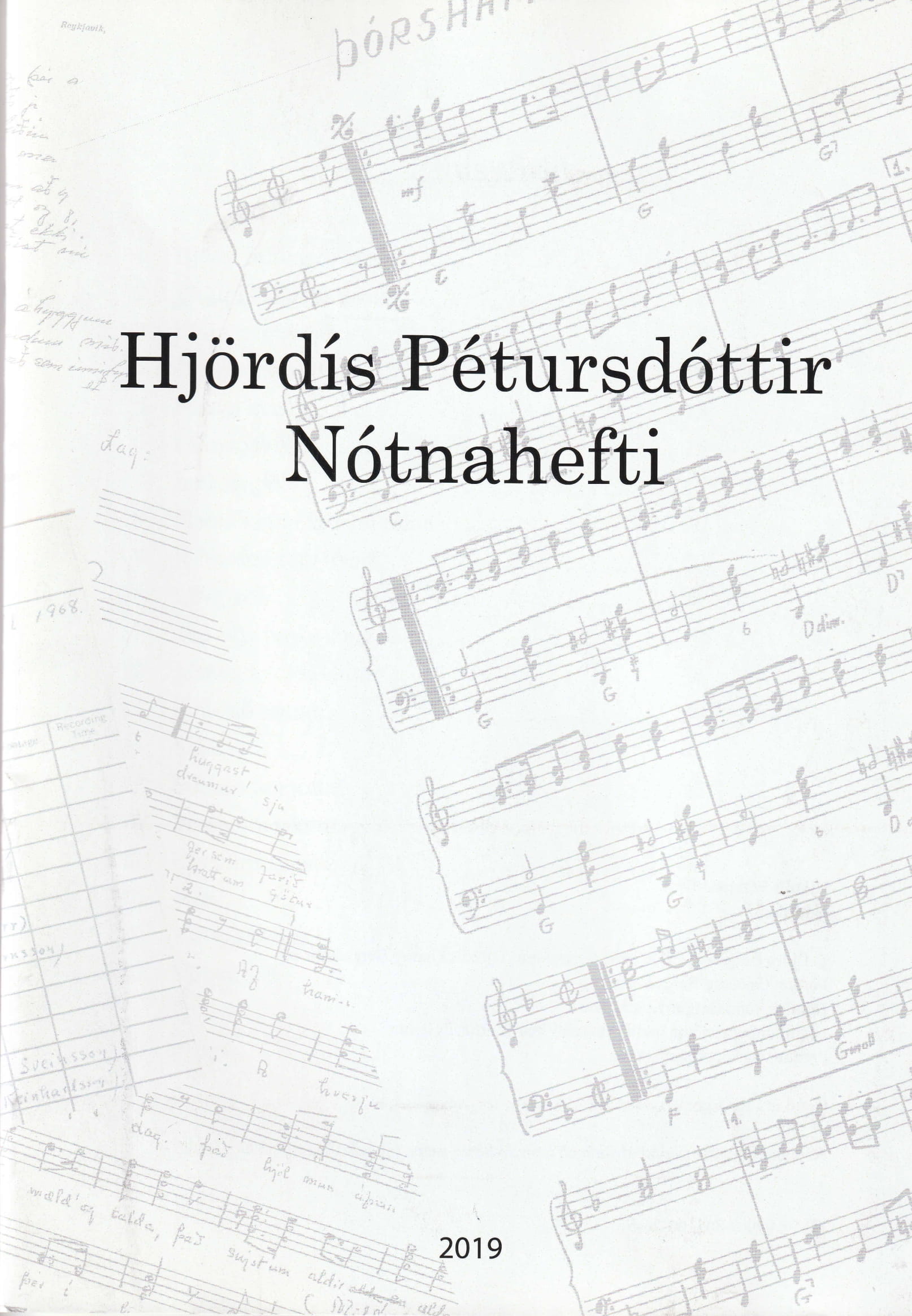 Hjördís Pétursdóttir - Nótnahefti