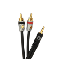 D'Addario Dual RCA to 1/8" stereo male