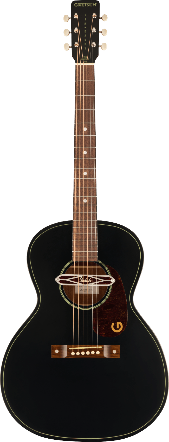 Gretsch Jim Dandy, Deltoluxe Concert gítar, blac