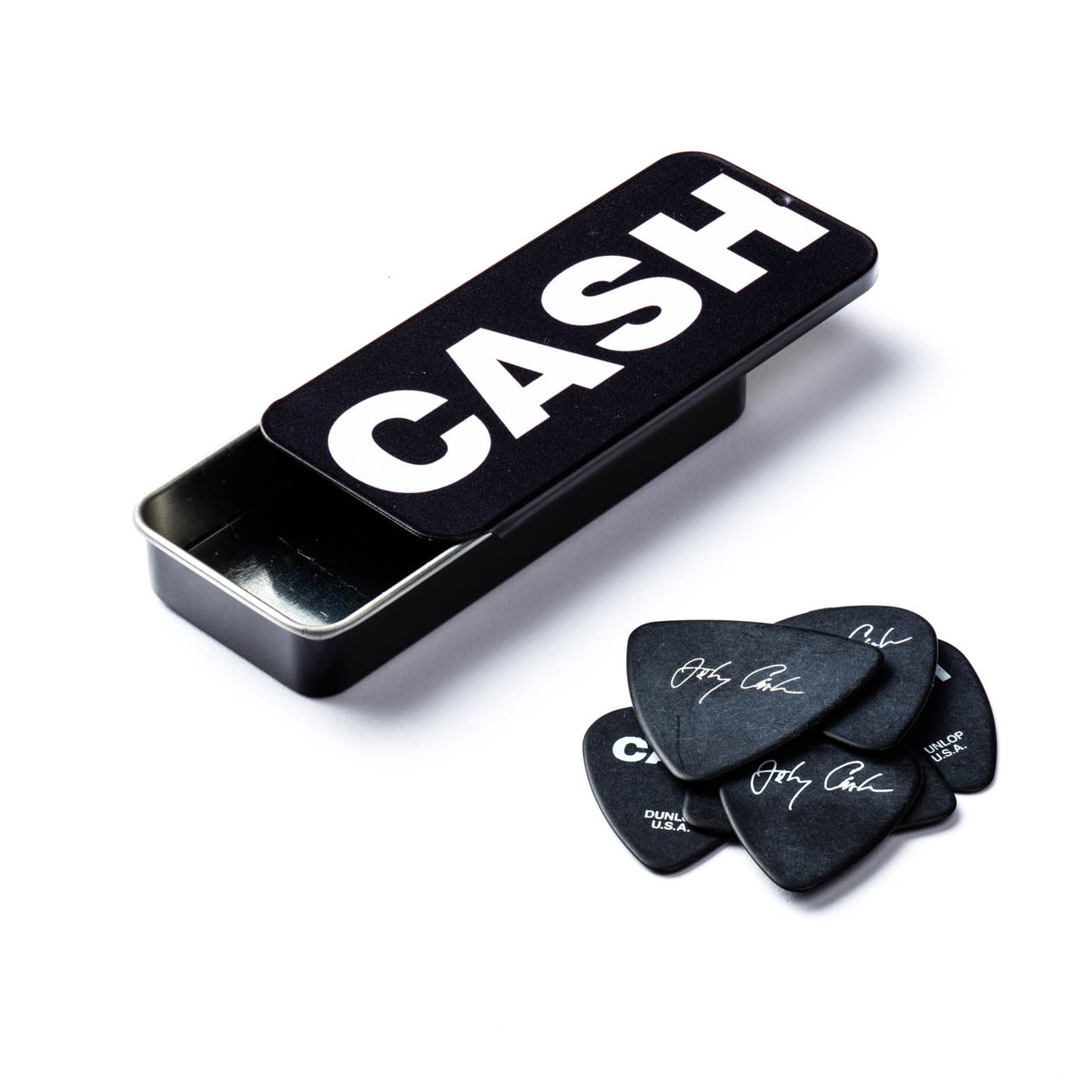 Johnny Cash Bold Heavy Gauge Pick Tin