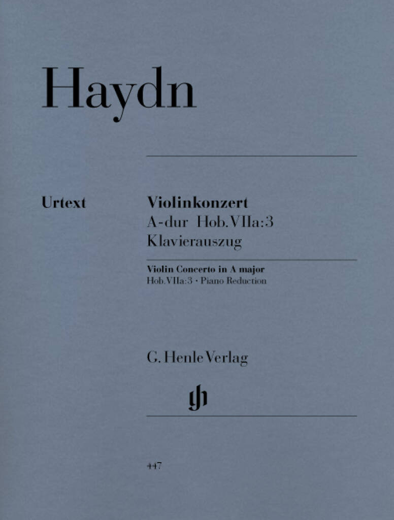 Haydn: Concerto for Violin and Orchestra In A Hob. VIIa