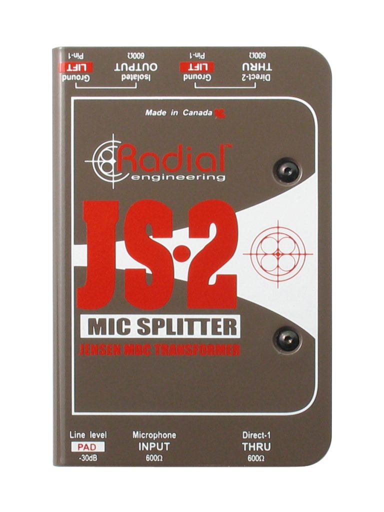 Radial JS-2 Microphone Splitter