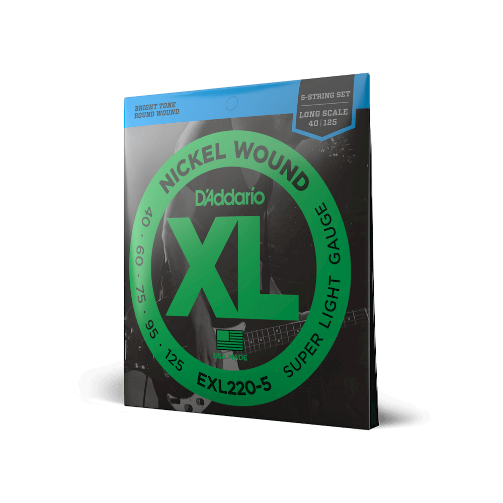 40-125 Super Light 5-String / Long Scale Set