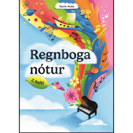 Regnboganótur, 2.hefti. Kennslubók í píanóleik fyrir nemendur með þroskafrávik.