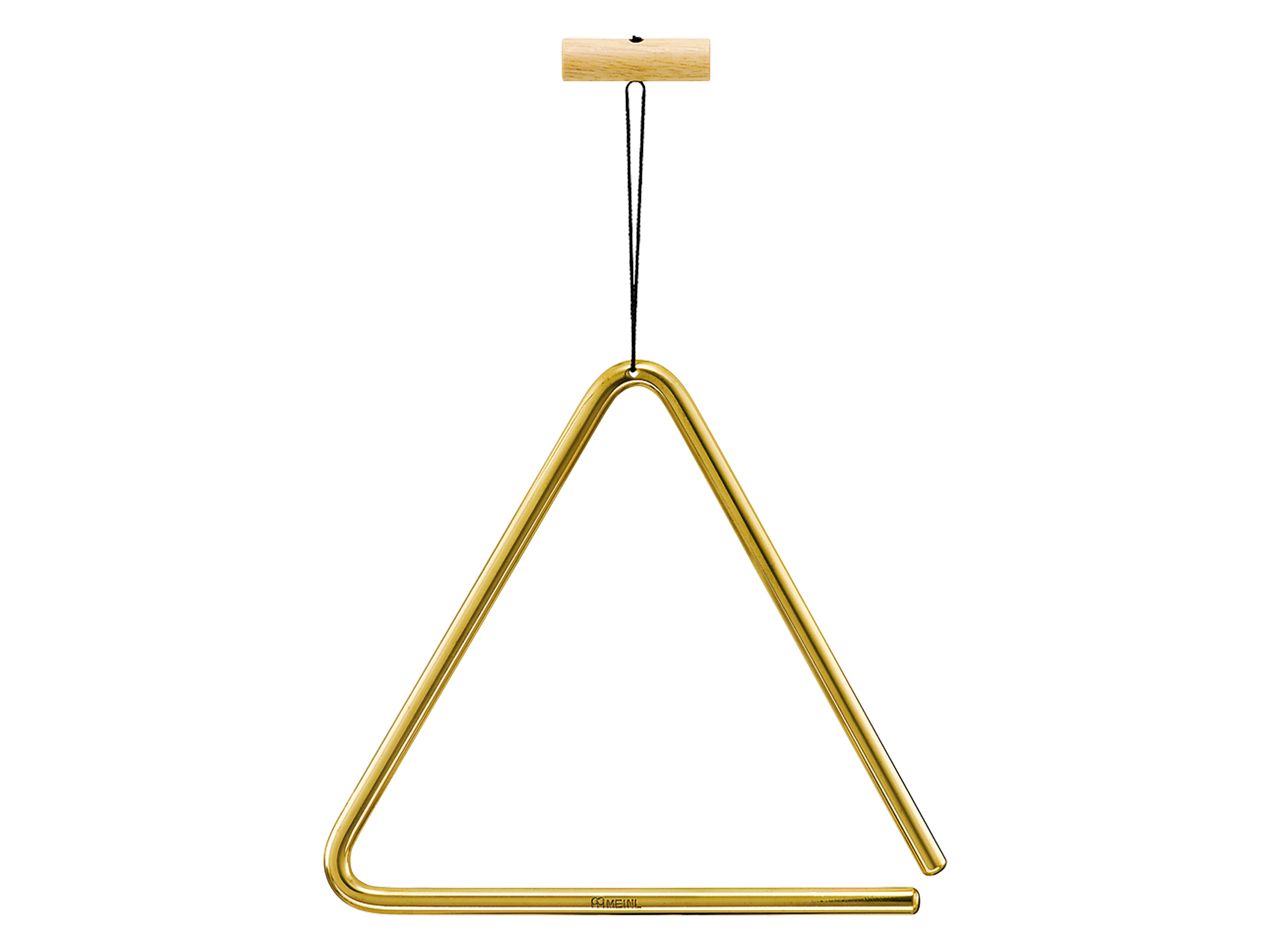 MEINL brass þríhorn, large, með slegli