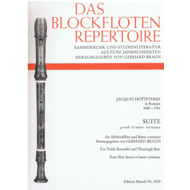 Hotteterre: Suite g-moll, altblokkflauta og píanó