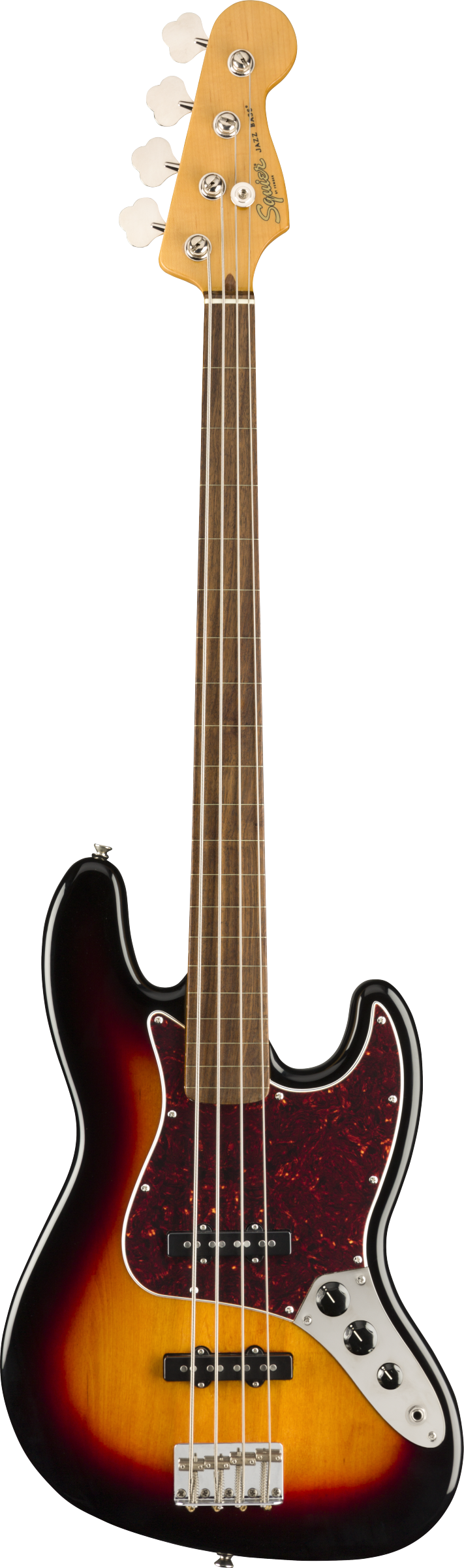 Squier Classic Vibe 60´s  Jazz  Bass, LRL, Fretless, Sunburst