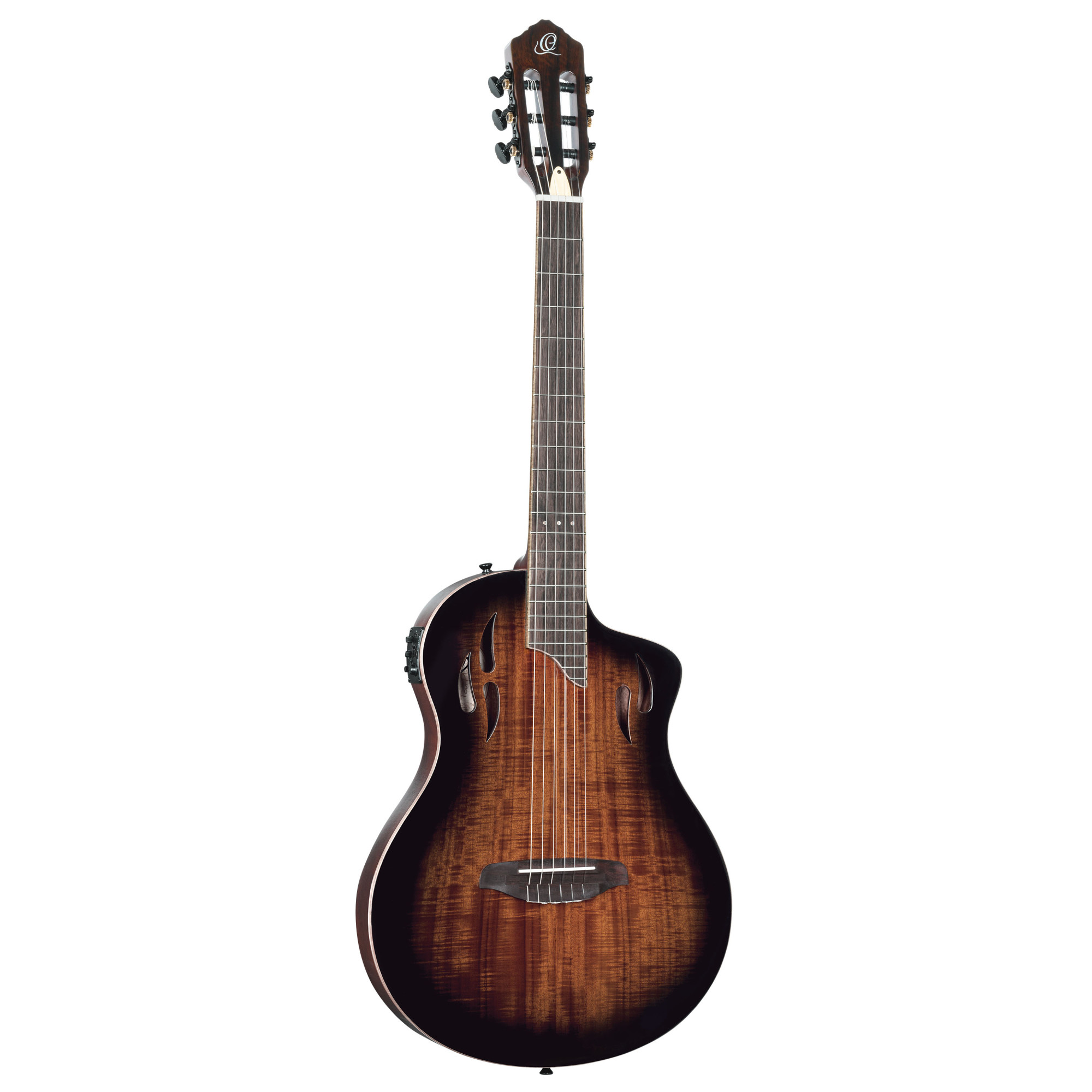 Ortega TourPlayer DeLuxe Nylon String Guitar 6-String - Acacia Burst m/poka