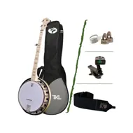 Deering Goodtime Bluegrass Banjó byrjendapakki