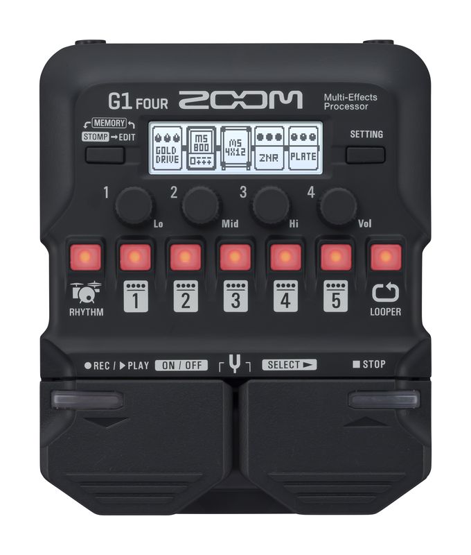 Zoom G1 FOUR Guitar Multi-Effect Pedal